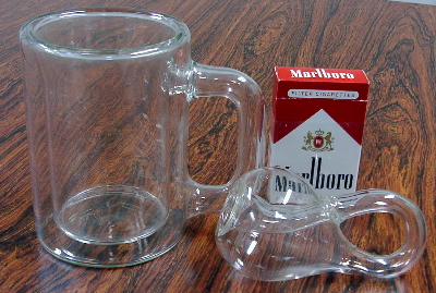 a Classical Klein Bottle and a beer mug